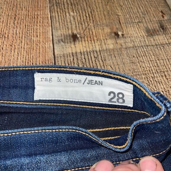 Rag & bone skinny raw hem jeans - Picture 9 of 10